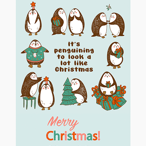 It's Penguining to Look a Lot Like Christmas